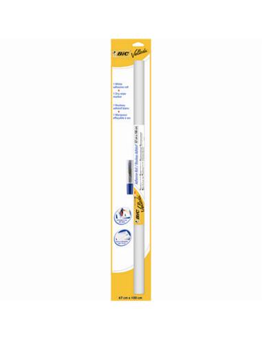 PIZARRA VELLEDA BIC ADHESIVA ROLLO 67x100cm