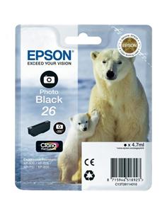 CARTUCHO EPSON 26 XP600/605/700/800 NEGRO PHOTO
