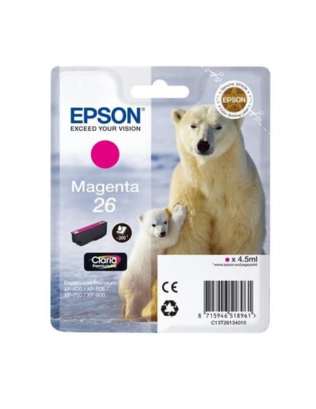 CARTUCHO EPSON 26 XP600/605/700/800 MAGENTA