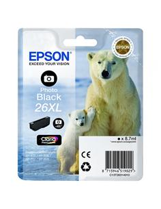 CARTUCHO EPSON 26XL XP600/605/700/800 NEGRO PHOTO