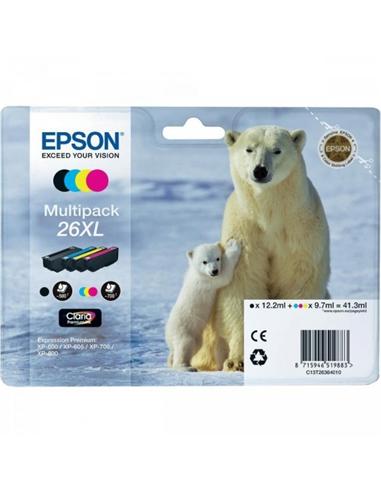 CARTUCHO EPSON 26XL XP600/605/700/800 MULTIPACK
