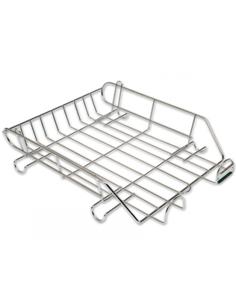 BANDEJA METALICA Q-CONNECT CROMADA KF04283
