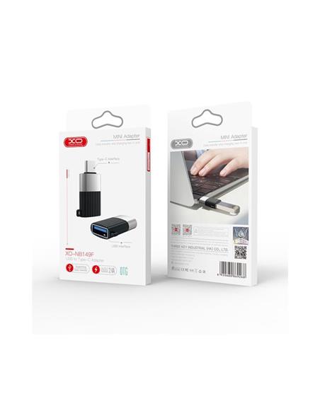 ADAPTADOR XO USB-C (MACHO) A USB-A (HEMBRA)