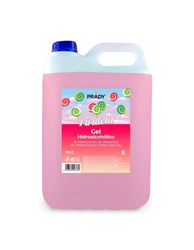 GEL HIDROALCOHOLICO PRADY AROMA PIRULETA BOTELLA 5L