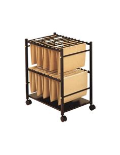 ARCHIVO CARPETA COLGANTE Q-CONNECT DOBLE METALICO NEGRO