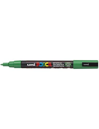 ROTULADOR UNI-POSCA 0.9-1.3mm VERDE PC-3M