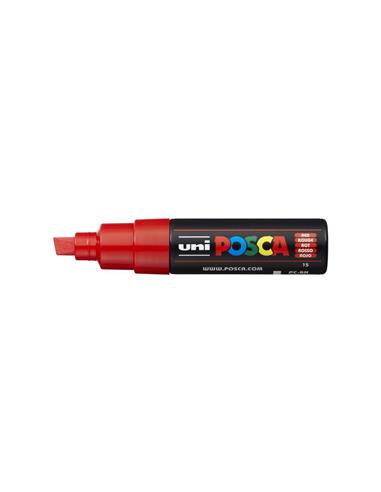 ROTULADOR UNI-POSCA 8mm ROJO PC-8K