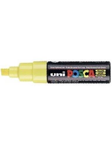 ROTULADOR UNI-POSCA 8mm AMARILLO PC-8K