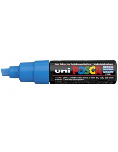 ROTULADOR UNI-POSCA 8mm AZUL CLARO PC-8K