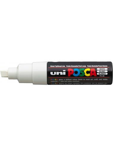ROTULADOR UNI-POSCA 8mm BLANCO PC-8K