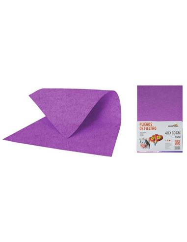 FIELTRO MUNPAPEL 40x60cm 1mm MORADO
