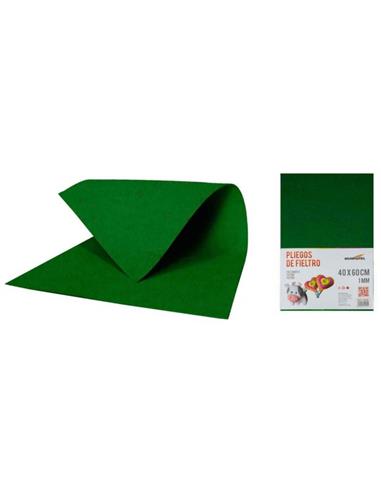FIELTRO MUNPAPEL 40x60cm 1mm VERDE SELVA
