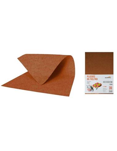 FIELTRO MUNPAPEL 40x60cm 1mm MARRON