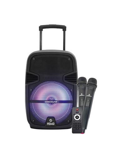 ALTAVOZ COOLSOUND AUTOAMPLIFICADO A340 8" 250W BATERIA