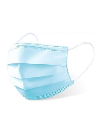 MASCARILLA HIGIENICA 3 CAPAS AZUL 10uds H91
