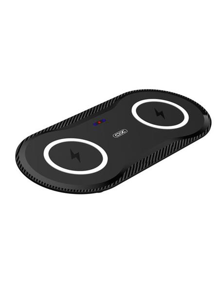 CARGADOR XO BASE DOBLE WX025 INALAMBRICA 20W NEGRO
