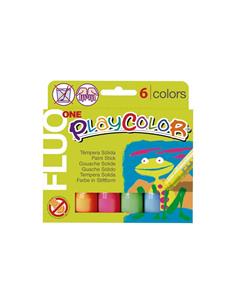 TEMPERA INSTANT PLAYCOLOR ONE FLUOR 10g 6 COL.