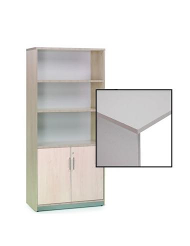 ARMARIO ROCADA STORE 195X90X45 E ALUM / P GRIS