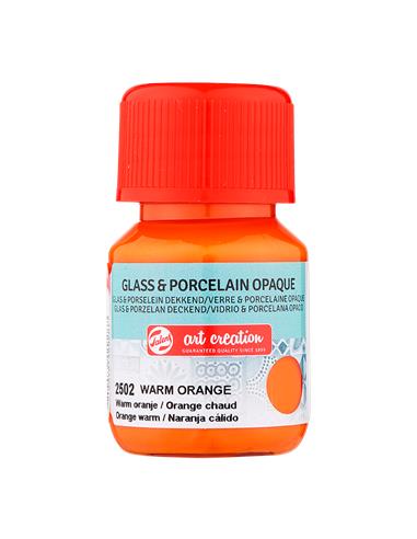PINTURA GLASS ART CREATION 2502 30ml NARANJA CALIDO