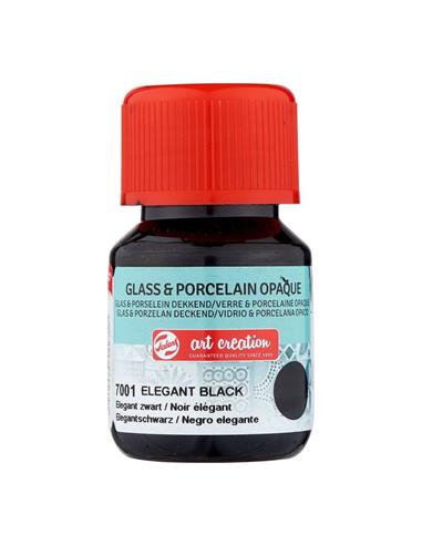PINTURA GLASS ART CREATION 7001 30ml NEGRO ELEGANTE
