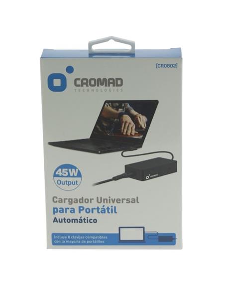CARGADOR UNIVERSAL CROMAD 45W AUTO (CR0802)