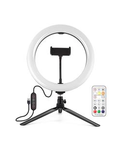 KIT YOUTUBER XO BASE + SOPORTE SMARTPHONE + LUZ 10" 26cm 2