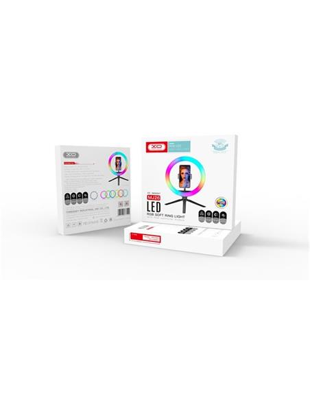 KIT YOUTUBER XO BASE + SOPORTE SMARTPHONE + LUZ 10" 26cm