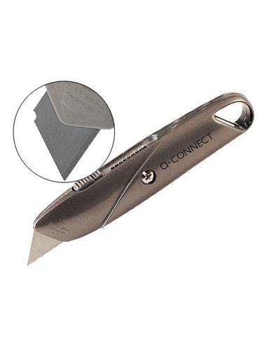 CUTTER Q-CONNECT METALICO GRANDE 18 MM