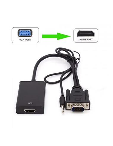 ADAPTADOR PHOENIX SVGA/M A HDMI/H + AUDIO NEGRO