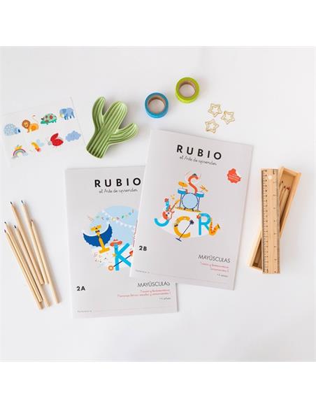 CUADERNO RUBIO EL ARTE DE APRENDER - MAYUSCULAS 2A