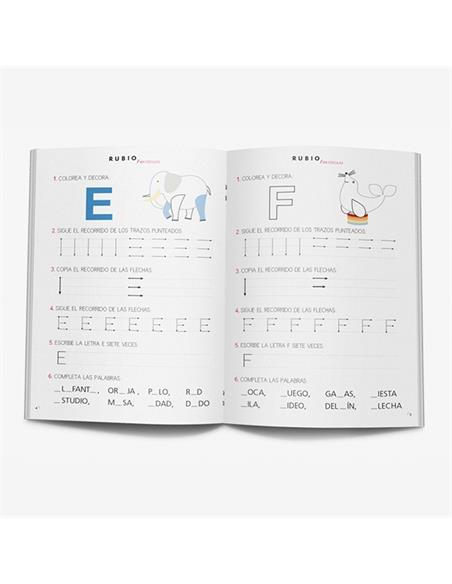 CUADERNO RUBIO EL ARTE DE APRENDER - MAYUSCULAS 1