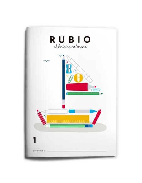 CUADERNO RUBIO EL ARTE DE COLOREAR 1