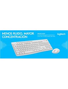 TECLADO Y RATON LOGITECH MK295 SIN CABLE USB BLANCO 2