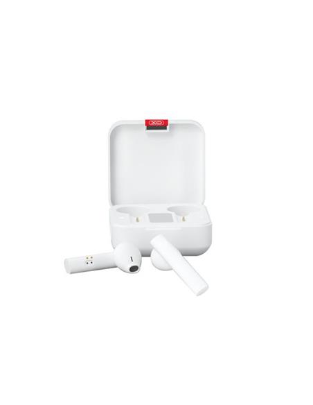AURICULAR + MICRO XO TWS X2 + BASE DE CARGA BT BLANCO