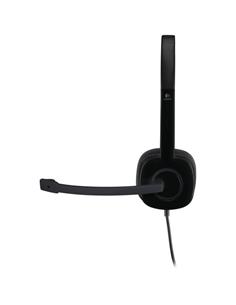 AURICULAR+MICROFONO LOGITECH H151 JACK 3,5mm NEGRO 2