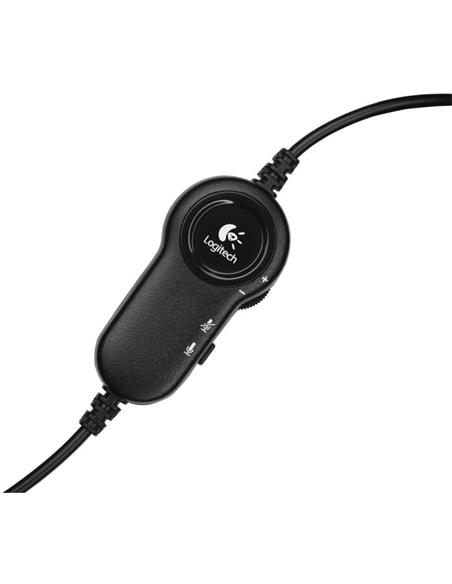 AURICULAR+MICROFONO LOGITECH H151 JACK 3,5mm NEGRO