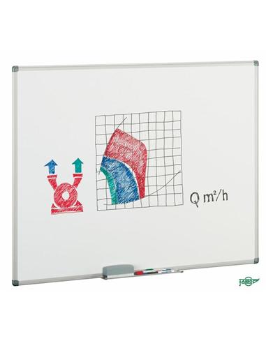 PIZARRA BLANCA CERCO METALICO 122x300 cm REF.11-7