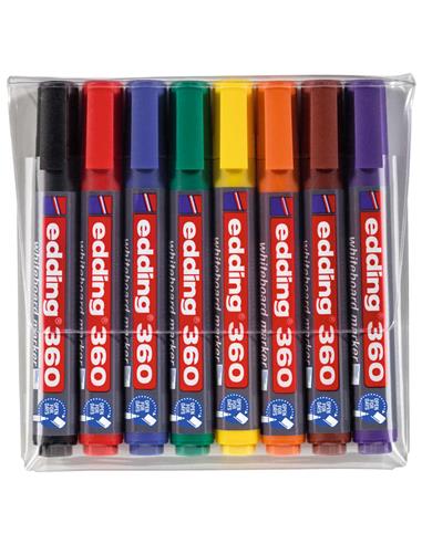 ROTULADOR EDDING 360 PIZARRA 8 COLORES
