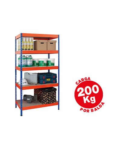 ESTANTERIA METALICA AR STORAGE 5 BALDAS