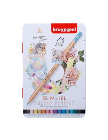 LAPIZ BRUYNZEEL PASTEL 12 COLORES