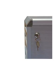 PORTA BANDEJAS OFFICE-BOX 4 CAJONES LLAVE ALUMINIO 2