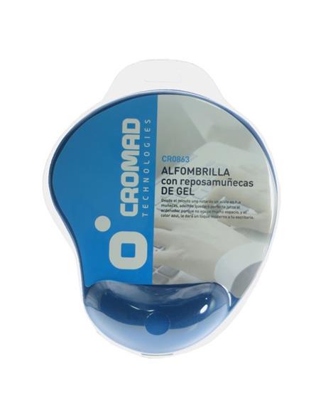 ALFOMBRILLA RATON CROMAD GEL AZUL (CR0863)