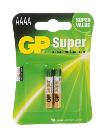 PILA GP ALCALINA 1.5 V "AAAA" SUPER 2u
