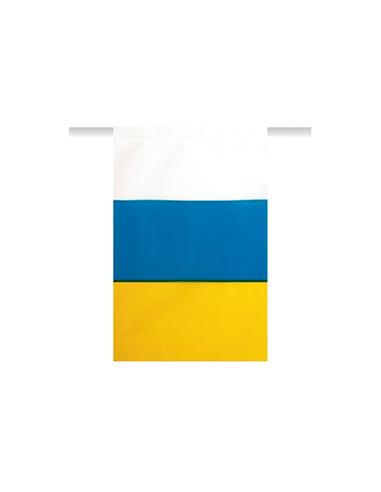 BANDERA PLASTICO CANARIAS 20X30 CMS. - 50 METROS