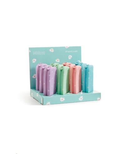 PORTATODO APLI RECTANGULAR SILICONA MARGARITA SURTIDOS