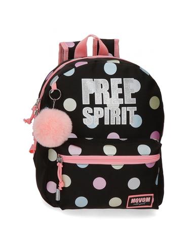 MOCHILA 32 CM. MOVOM FREE DOTS