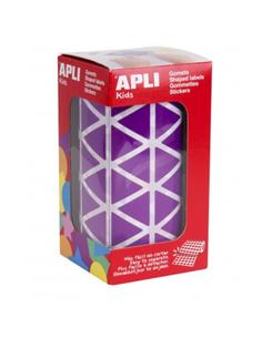GOMETS ADHESIVO APLI TRIANGULO 20mm LILA