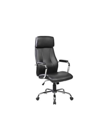 SILLA OFICINA ROCADA RD-986-V22 ECO PIEL NEGRA