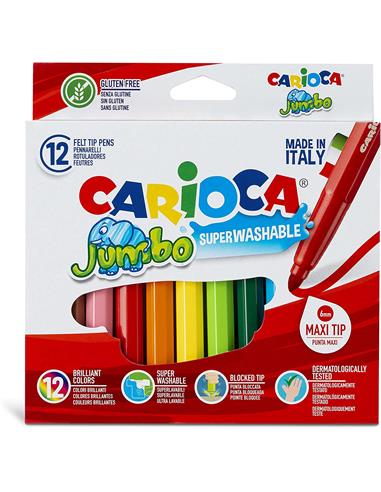 ROTULADOR CARIOCA JUMBO 12 COLORES