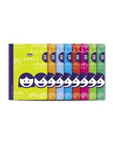 LIBRETA ESPIRAL LAMELA TF T.BLANDA CUADROVIA 5mm